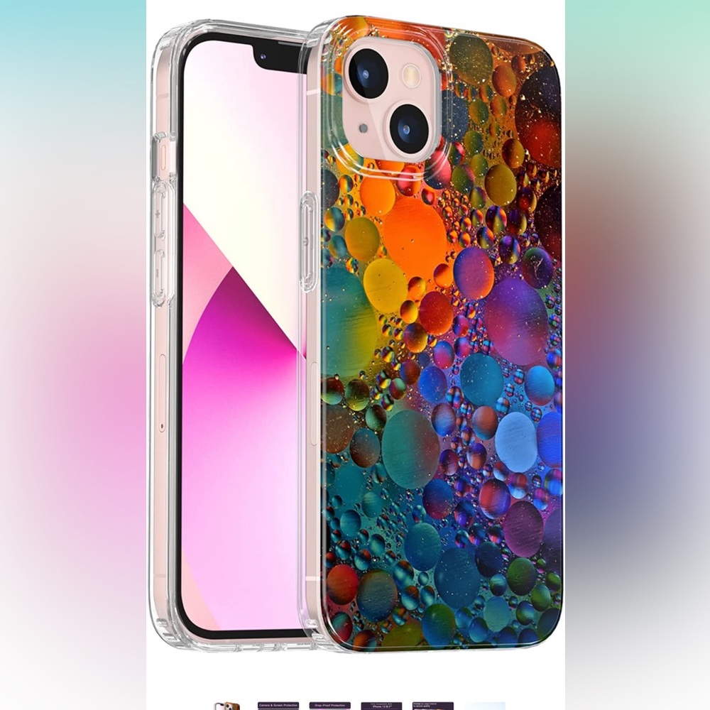 Slim-fit Lightweight and Grip-perfectly iPhone 13 Case 6.1 inch.